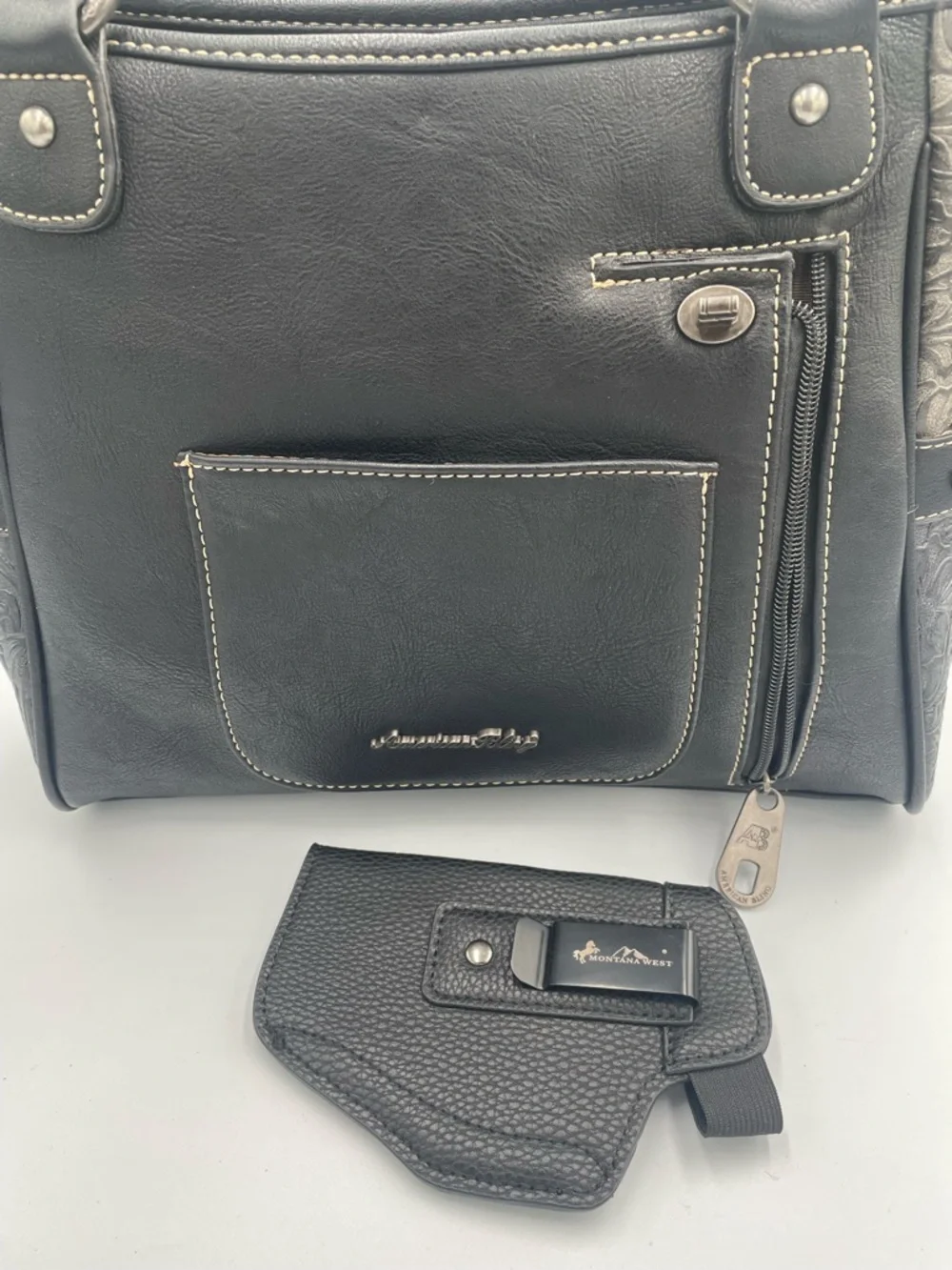 New Montana West American Bling Conceal Carry Purse And Wallet - Picture 3 of 10